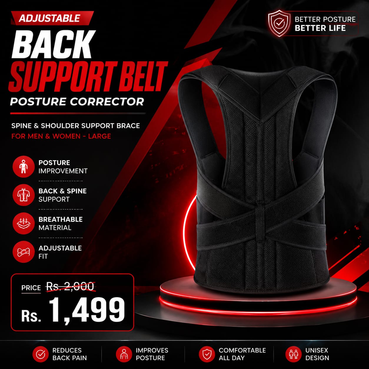 💪 Better Posture. Better Support. Better Comfort!