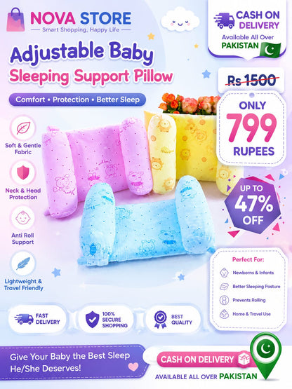 Adjustable Baby Sleeping Support Pillow