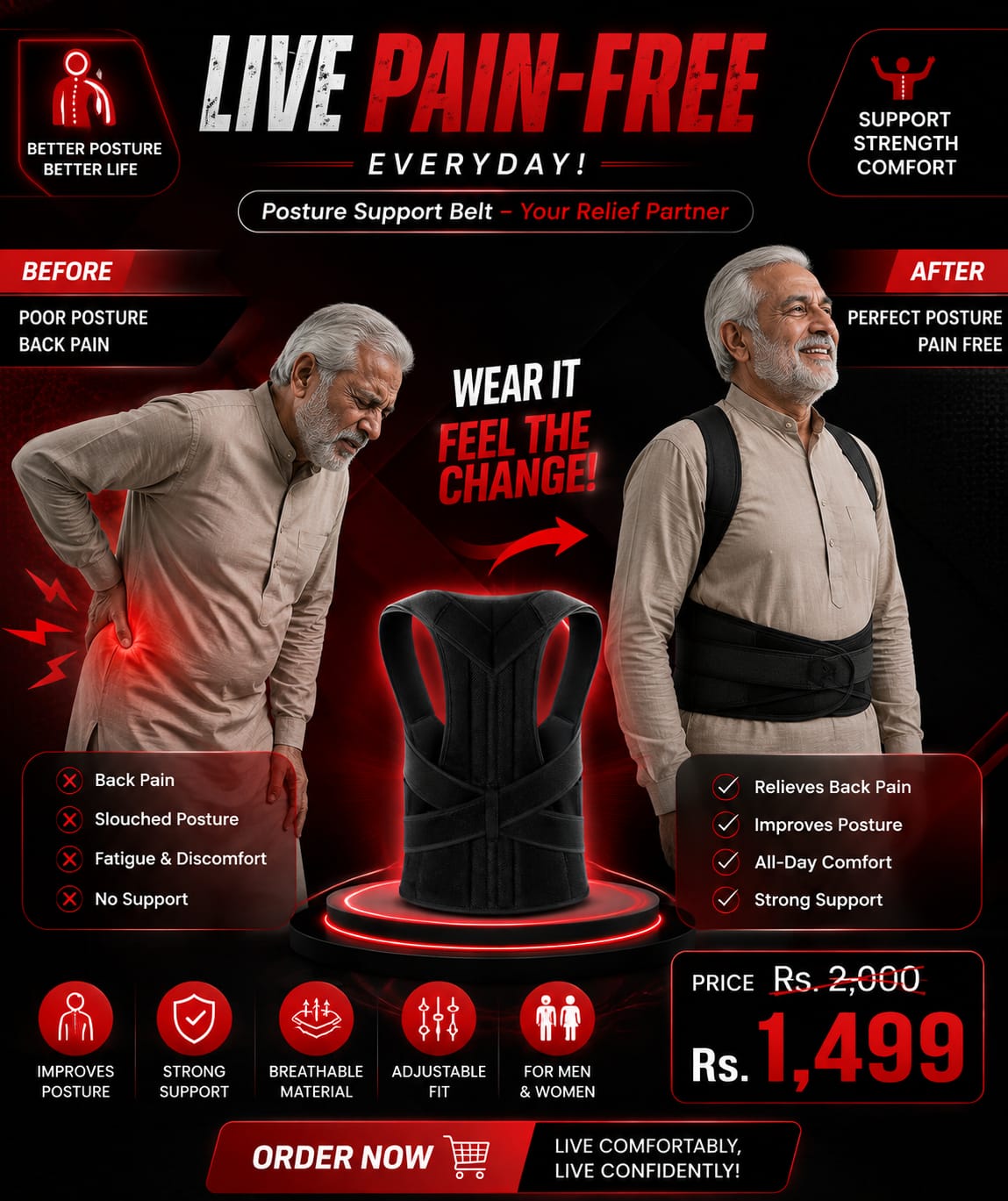 💪 Better Posture. Better Support. Better Comfort!