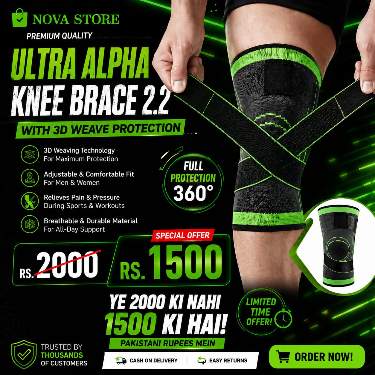 Alpha Ultra Knee Brace