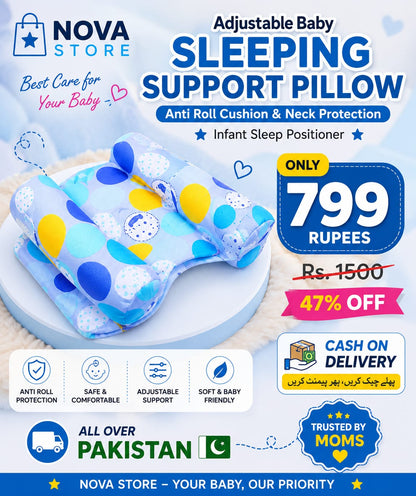 Adjustable Baby Sleeping Support Pillow
