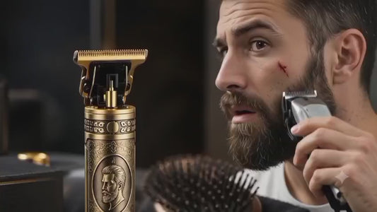 Alpha Ultra T9 Vintage Hair Trimmer For Men | T9 Rechargeable Shaver Machine For Men | Professional Hair Trimming Machine | Hair Trimmer and Shaver For Boys (Metal Body)